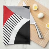 Farbgeometrie Geschirrtuch (Viertel Falte)