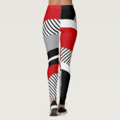 Farbgeometrie Leggings (Rückseite)