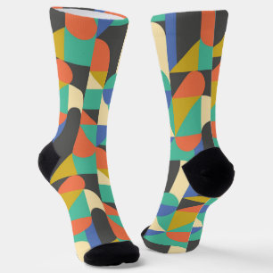 Farbgeometrie, modernes Design Socken