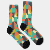 Farbgeometrie, modernes Design Socken (Rechts)