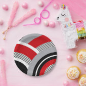 Farbgeometrie Pappteller (Party)