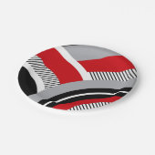 Farbgeometrie Pappteller (Schrägansicht)