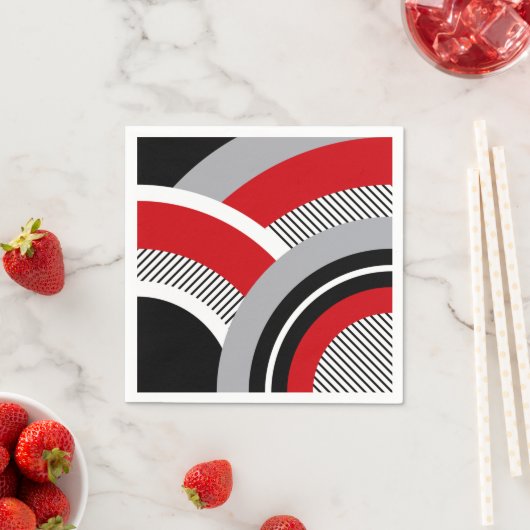 Farbgeometrie Serviette (Beispiel)