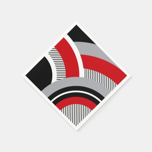 Farbgeometrie Serviette (Ecke)