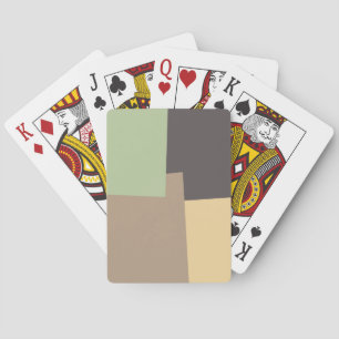 Farbgeometrisches Muster #10 Spielkarten