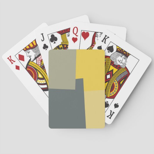 Farbgeometrisches Muster #5 Spielkarten (Rückseite)