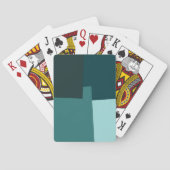 Farbgeometrisches Muster #7 Spielkarten (Rückseite)