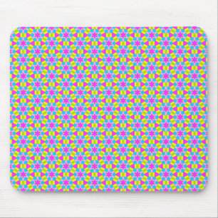 Farbgeometrisches Muster Mousepad