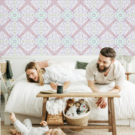 Farbgeometrisches Muster Tapete