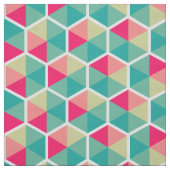 Farbgeometrisches Wabenmuster 02 Stoff (Muster)