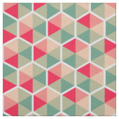 Farbgeometrisches Wabenmuster 04 Stoff (Muster)