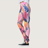 Farbgestaltung der Blume Leggings (Links)