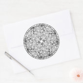 Farbgestaltung für Ihr eigenes Farbbuch Runder Aufkleber (Umschlag)