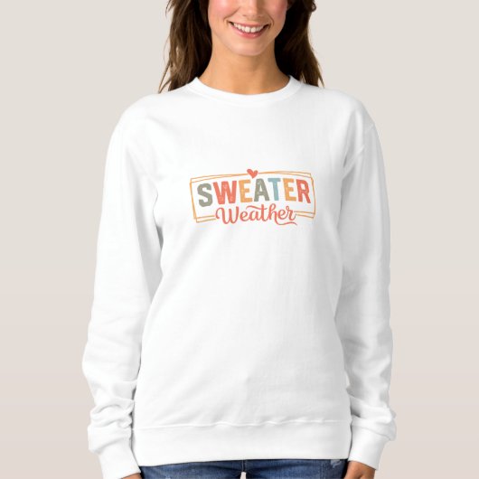 Farbgestaltung für Sweater Wether Fall Sweatshirt (Vorderseite)
