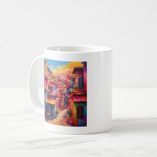 Farbgestaltung Kaffeetasse (Vorderseite Links)