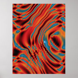 Farbgestaltung Quantenphysik Poster