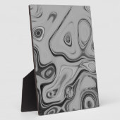 Farbgestaltung Schwarz-Weiß-Granit-Marmor Fotoplatte (Seite)