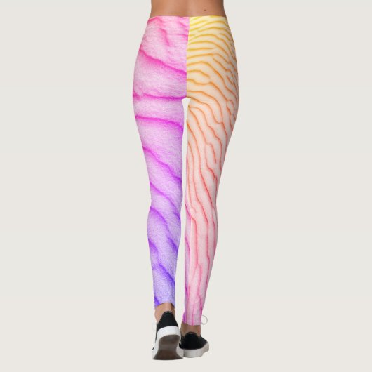 Farbgetönter Strand Sand Leggings (Rückseite)