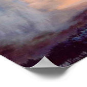 Farbgewitter Wachtel Poster (Ecke)