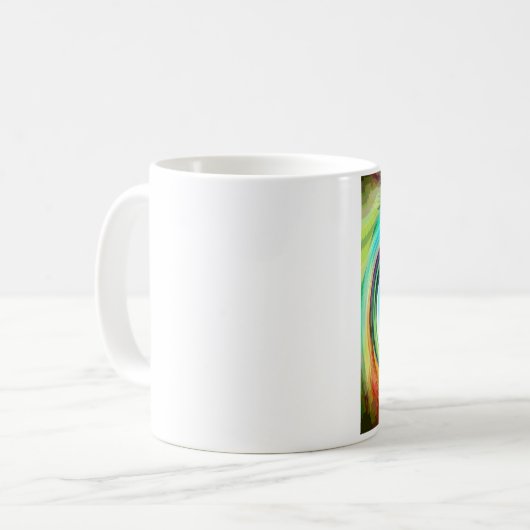 Farbgewundene Tasse (Vorderseite Links)