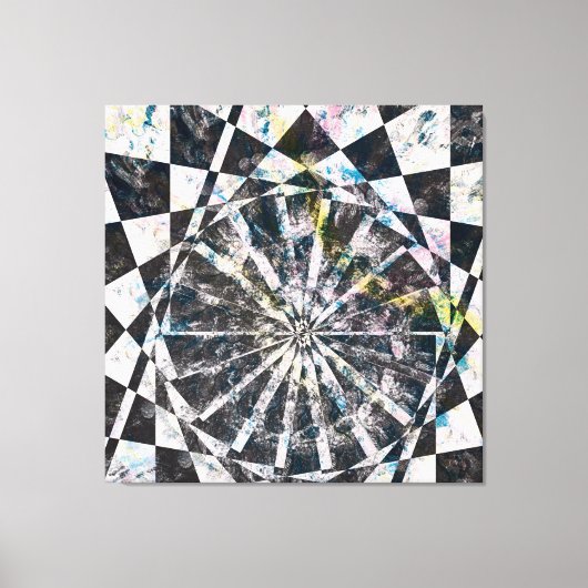 Farbgezierte Leinwand drucksvoll (Vorderseite)