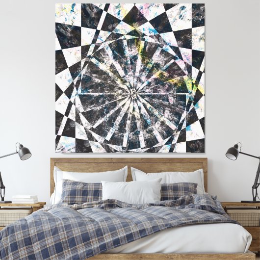 Farbgezierte Leinwand drucksvoll (Insitu (Schlafzimmer))