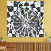 Farbgezierte Leinwand drucksvoll (Insitu (Wohnzimmer))