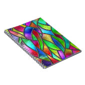 Farbglas Muster 3D Textur Notizblock (Rechte Seite)