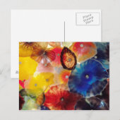 Farbglas Postkarte (Vorne/Hinten)