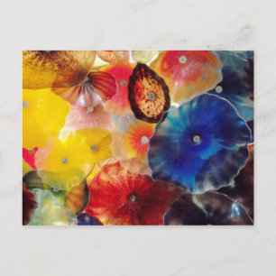 Farbglas Postkarte