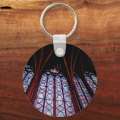 Farbglas Sainte-Chapelle im Pariser Foto Schlüsselanhänger (Vorderseite)