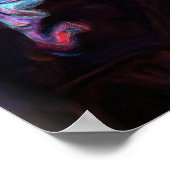 Farbglas Sainte-Chapelle in Paris - Öl Poster (Ecke)