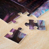 Farbglas Sainte-Chapelle in Paris - Öl Puzzle (Seite)