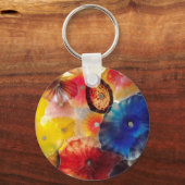 Farbglas Schlüsselanhänger (Vorderseite)