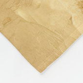 Farbgold Fleecedecke (Ecke)