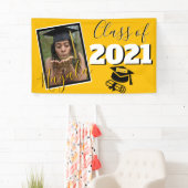 Farbgoldfarben für Monogramm und Foto Abschluss Banner (Insitu)