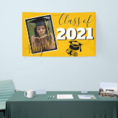 Farbgoldfarben für Monogramm und Foto Abschluss Banner (Messeveranstaltung)