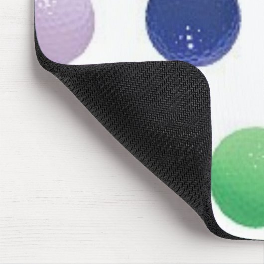 FarbGolfbälle Mousepad (Ecke)