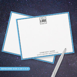 Farbgrenzwerte für benutzerdefinierte Firmenlogos Mitteilungskarte