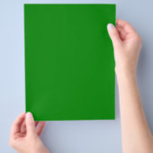Farbgrün Flyer (Hand)