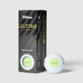 Farbgrün karierter Ginham personalisierter Zusatz Golfball (Verpackungen)