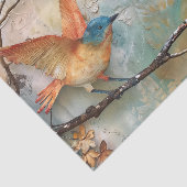 FARBHAFTE BIRDS GEMISCHTER MEDIENDECOUPAY SEIDENPAPIER (Ausschnitt)