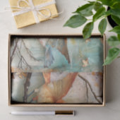 FARBHAFTE BIRDS GEMISCHTER MEDIENDECOUPAY SEIDENPAPIER (Geschenk)