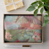 FARBHAFTE BIRDS GEMISCHTER MEDIENDECOUPAY SEIDENPAPIER (Geschenk)