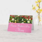 FARBHAFTE BLUME GLÜCKEN MUTTER'S DAY MAMA CUSTOM KARTE (Gelbe Blume)
