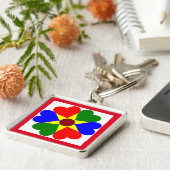 FARBHAFTE BLUME SCHLÜSSELANHÄNGER (Seite)