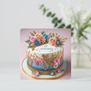 FARBHAFTE ELABORATE WEDING JAHRESKAKE