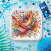 FARBHAFTE FALL-AUTUMN-THEMED-SZENEN PAPPTELLER (Party)