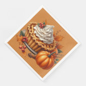 FARBHAFTE FALL-AUTUMN-THEMED-SZENEN SERVIETTE (Ecke)