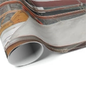 FARBHAFTE GEBÄUDE NEBEN DEM FLUSS GESCHENKPAPIER (Rolleneckpunkt)